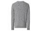 Pull en tricot gris pour homme, vue de dos.
