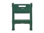 Tabouret en plastique vert Parkside.