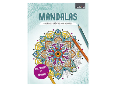 crelando® Livre de coloriage adulte, 80 motifs