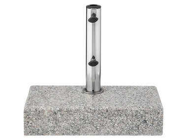 LIVARNO home Pied de parasol rectangulaire, en granit, 25 kg