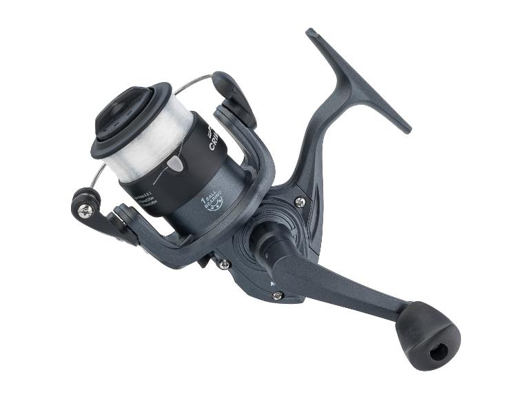 Moulinet de pêche Daiwa CRX, bobine et ligne.