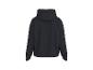 Sweat à capuche noir pour femme, vue de dos