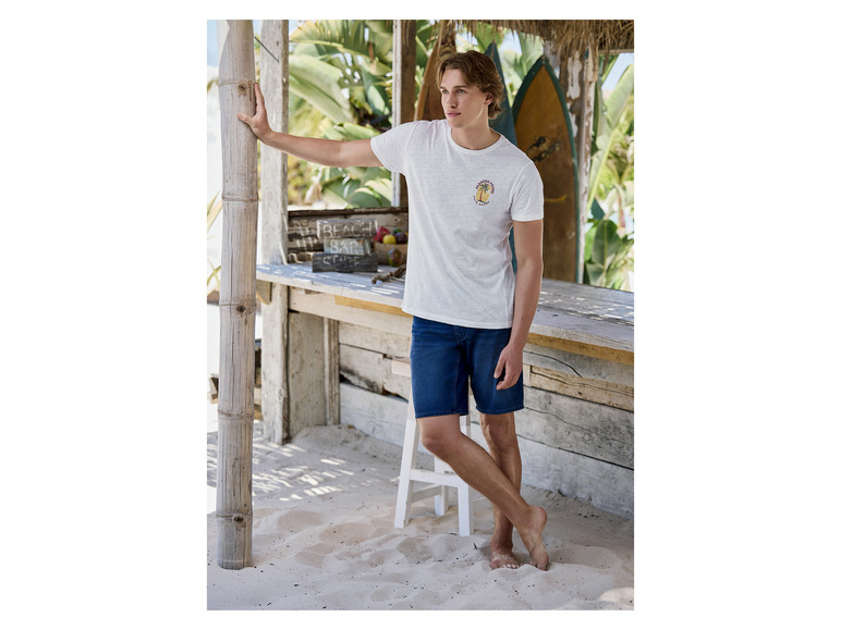 Aller en mode plein écran : LIVERGY® Bermuda en sweat denim homme - Image 12