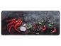 Tapis de cuisine avec imprimé de piments rouges.