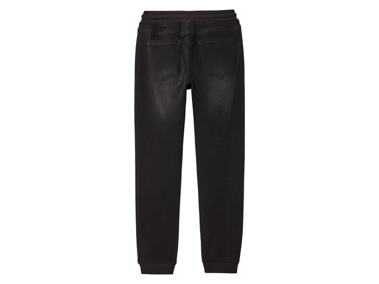 Jean noir avec taille élastique