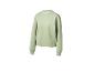 Sweat-shirt femme Crivit vert clair à manches longues.