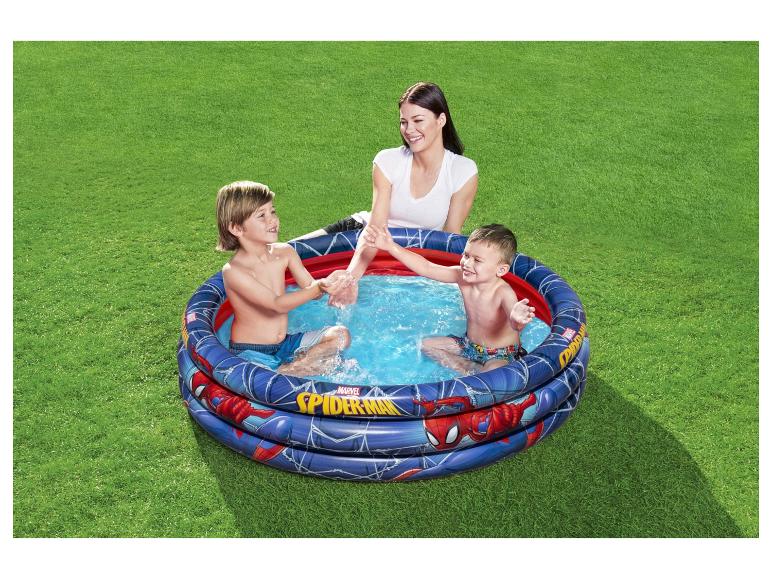 Piscine gonflable Spider-Man pour enfants.