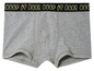 Boxers grises avec bande 'Keep it real'.