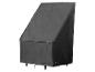 Housse de protection noire pour mobilier de jardin, avec cordon de serrage
