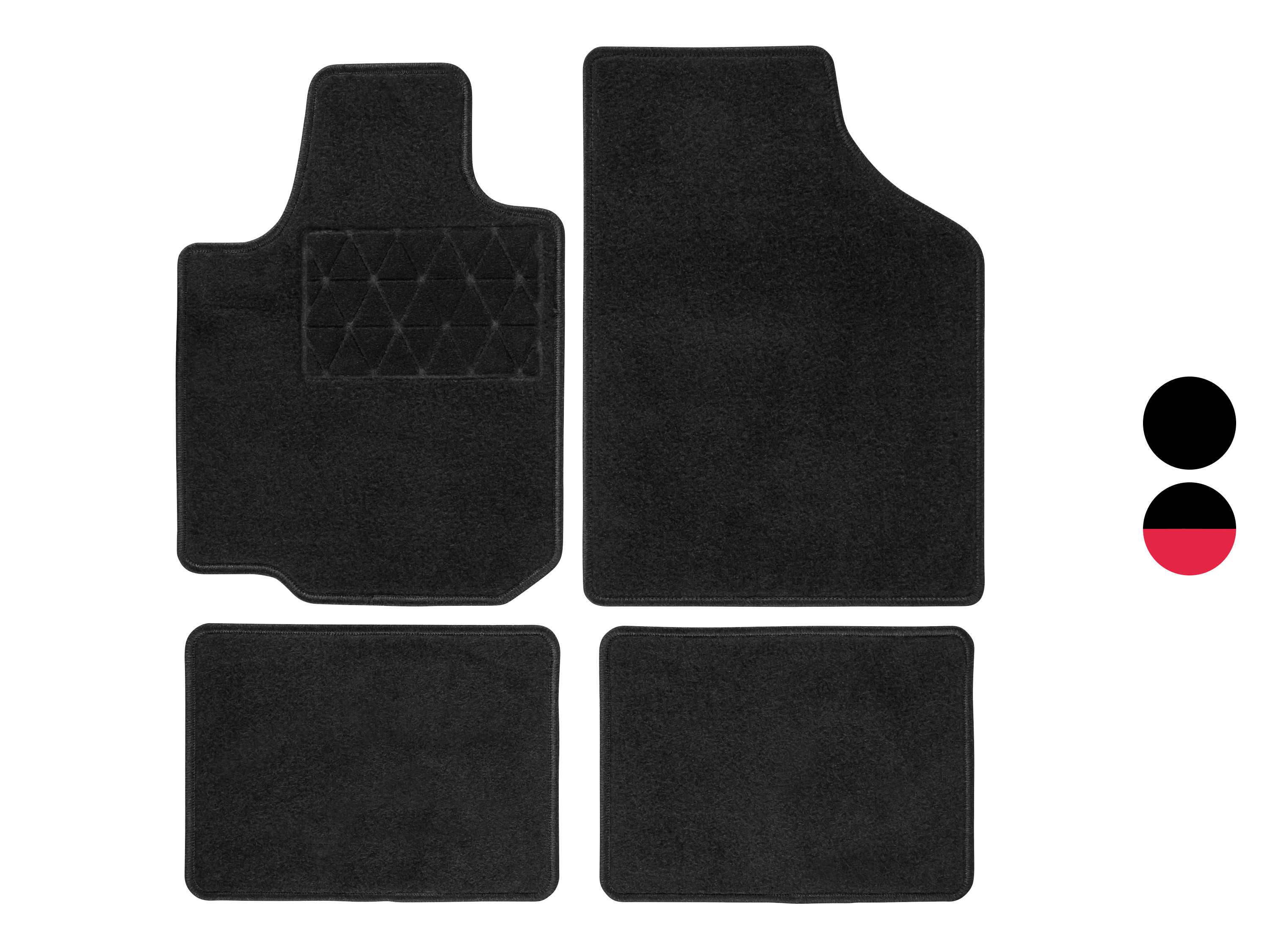 ULTIMATE SPEED® Tapis de voiture RS Racing, 4 pièces