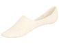 Chaussettes invisibles beiges en coton.
