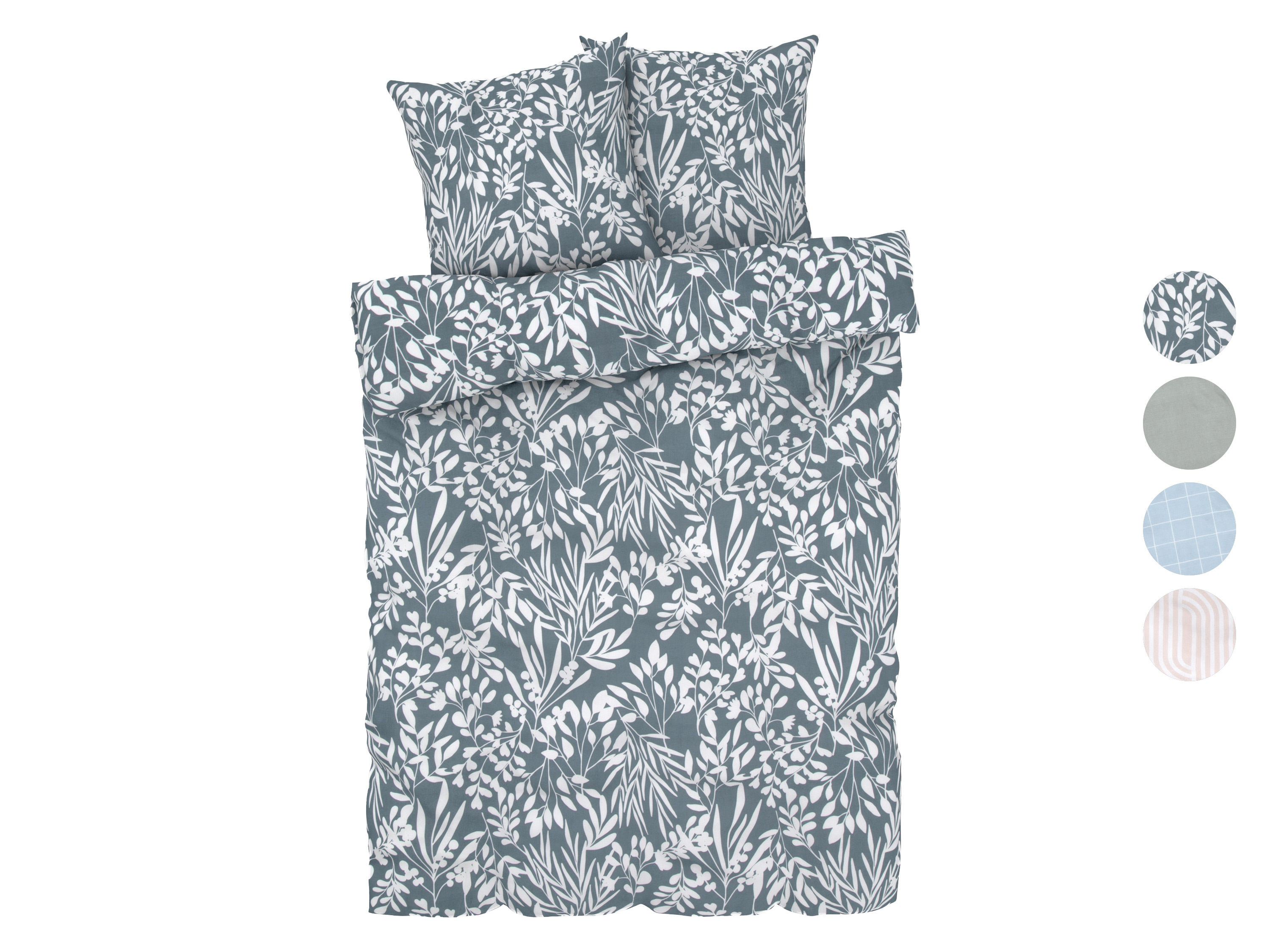 LIVARNO home Parure de lit double face en percale, 240 x 260 cm