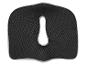 Coussin de siège orthopédique noir avec découpe