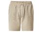 Short de survêtement beige avec taille élastique et cordon de serrage