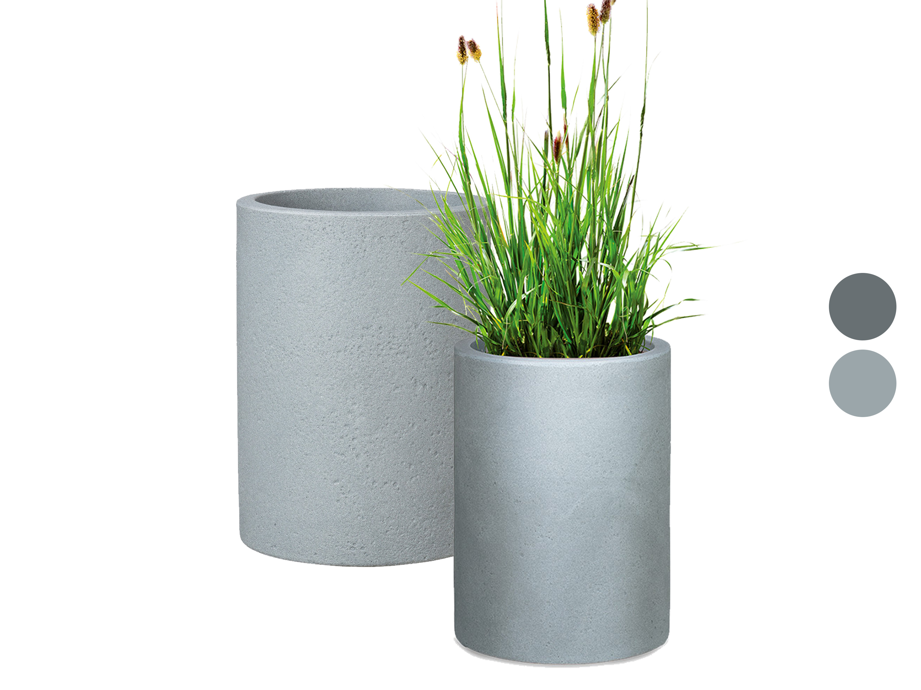 Scheurich Pot à plantes haut « Riva High », plastique, rond