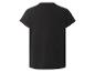 T-shirt noir à manches courtes pour femme.