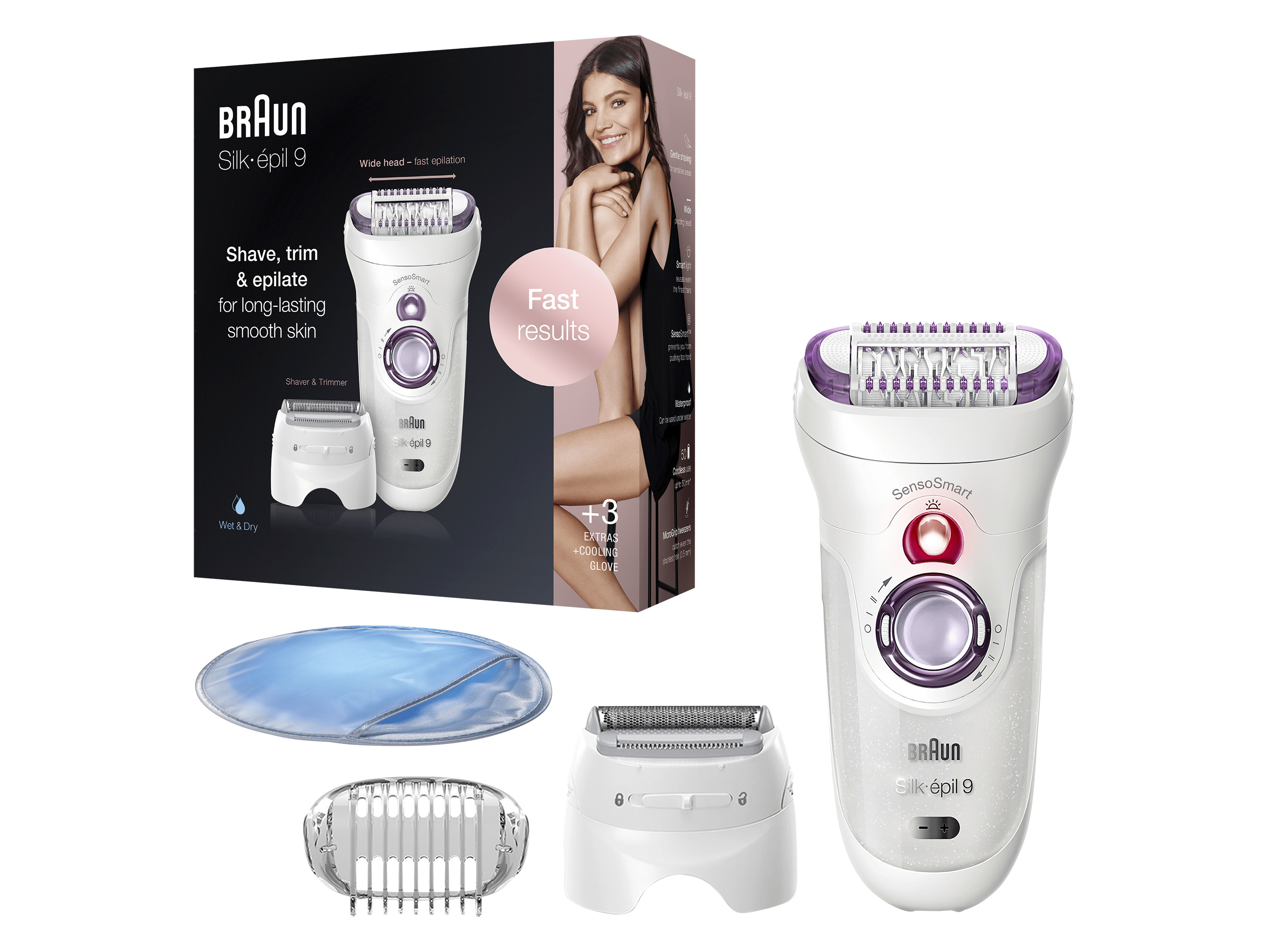 BRAUN Épilateur Silk-épil 9-710