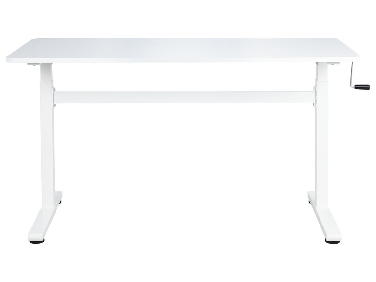 Aller en mode plein écran : LIVARNO home Bureau réglable en hauteur, 140 x 70-117 cm x 60 cm, blanc - Image 3