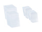Un tas de pochettes en plastique pour documents ou cartes.