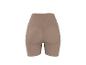 Shorty sculptant beige pour femme avec effet push-up à l'arrière
