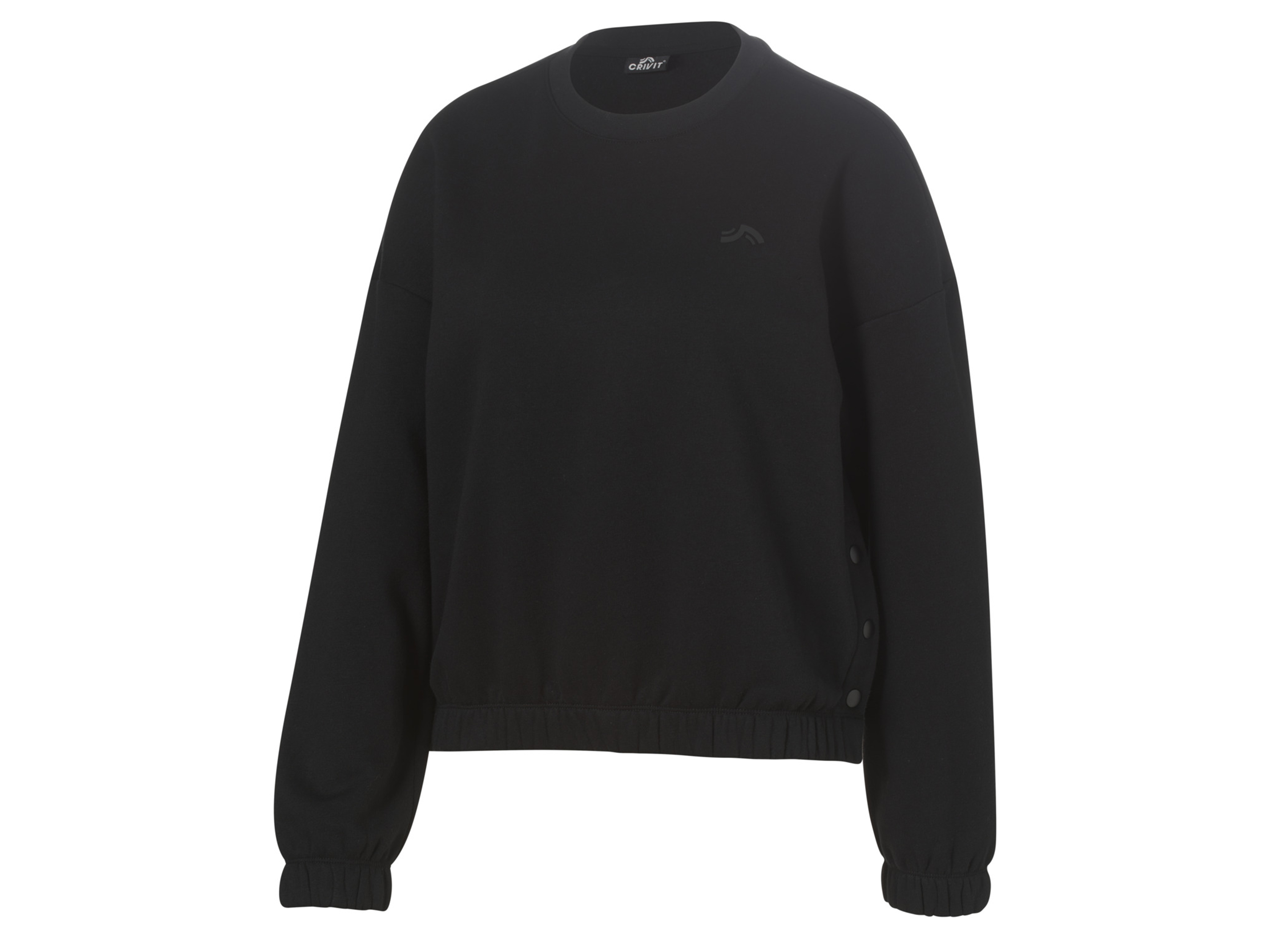 CRIVIT Sweat femme (noir lisse, S(34/36))