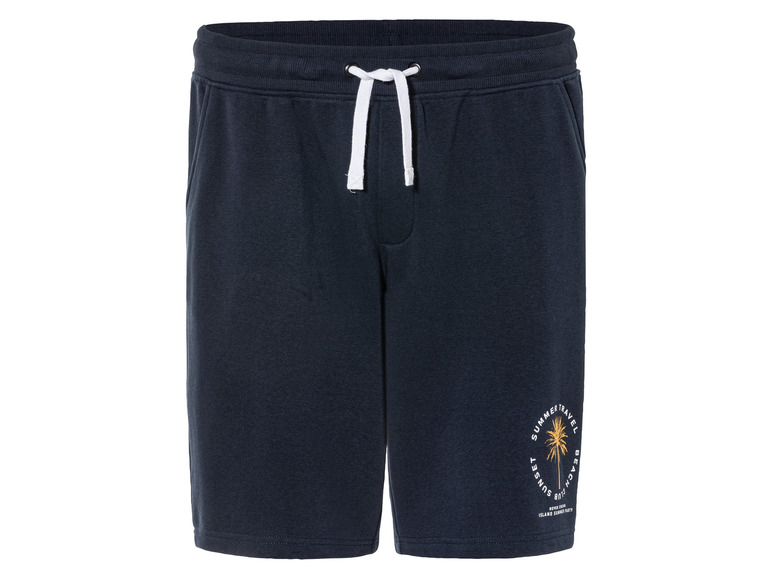 Pantalon de jogging bleu marine avec un imprimé 'Summer Travel Beach Club'