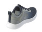 Chaussures de sport gris-bleues avec une semelle blanche
