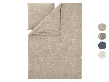 LIVARNO® Parure de lit double face en satin, 140 x 200 cm