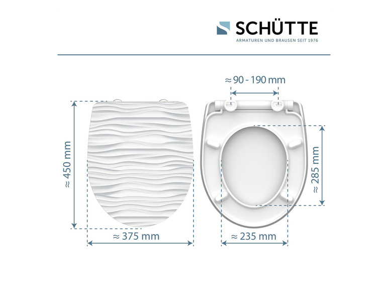 Aller en mode plein écran : Abattant WC High Gloss, avec fermeture en douceur - Image 63