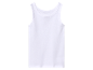 Débardeur blanc.