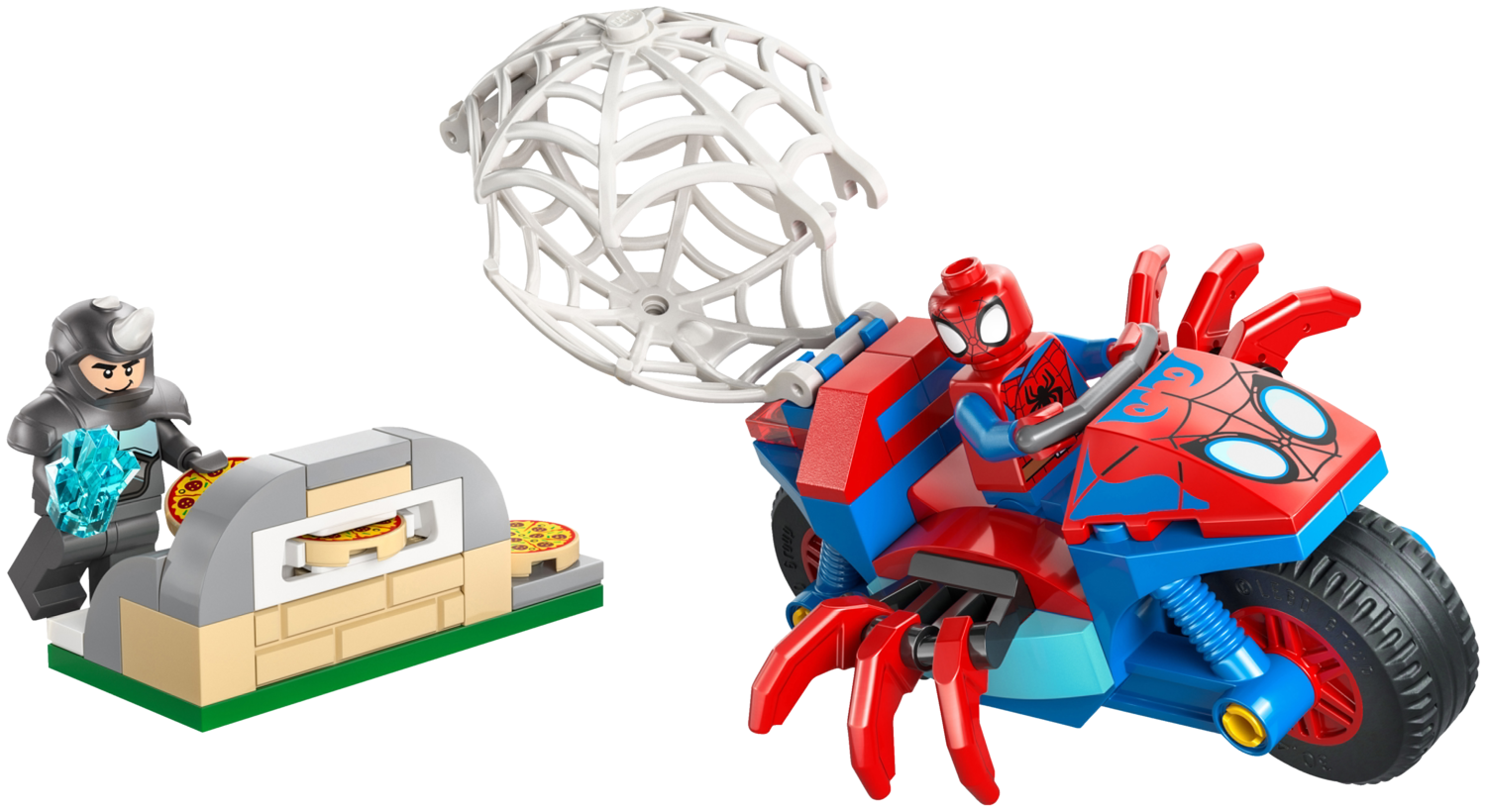 LEGO 11206 Spidey sur sa moto contre Rhino