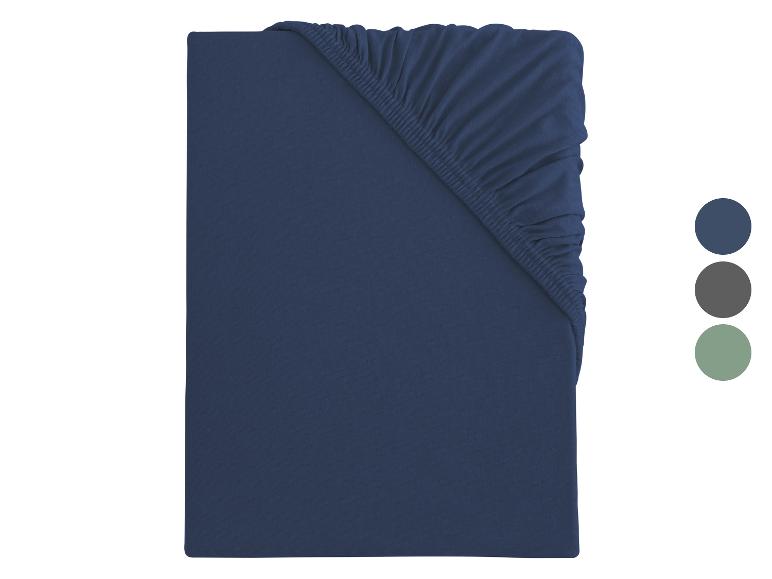 Draps-housses bleu foncé