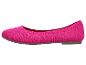 Ballerines tricotées fuchsia pour femme