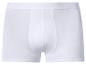 Caleçon boxer blanc pour homme avec taille élastique.