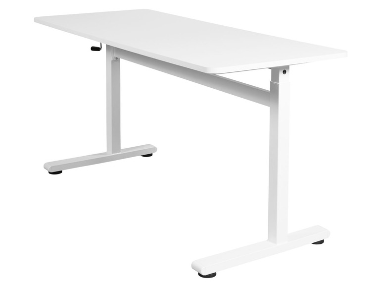 Aller en mode plein écran : LIVARNO home Bureau réglable en hauteur, 140 x 70-117 cm x 60 cm, blanc - Image 7