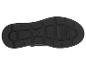 Semelle de chaussure noire avec un motif carré et une texture antidérapante.