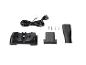 Un chargeur, un support, une buse et des accessoires pour un aspirateur.
