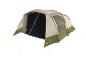 Tente de camping Crivit beige et olive.