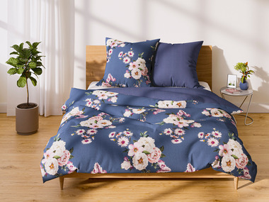 LIVARNO home Parure de lit en satin microfibre, 240 x 220 cm