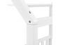 Détail d'un support en bois blanc