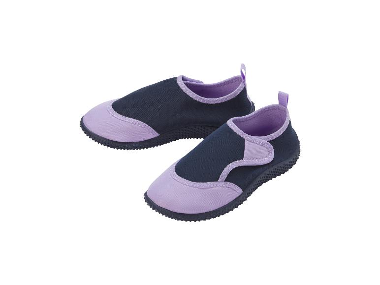 Chaussures d'eau pour enfants violettes et noires