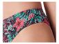 Bas de maillot de bain à fleurs tropicales.