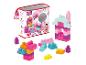 Jeu de construction MEGA BLOKS avec sac de rangement et structures colorées