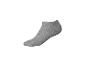 Une chaussette courte grise en coton, au design simple et confortable.