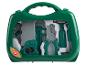 Mallette d'outils verte Playtive pour enfants, comprenant un marteau, un tournevis et une clé.