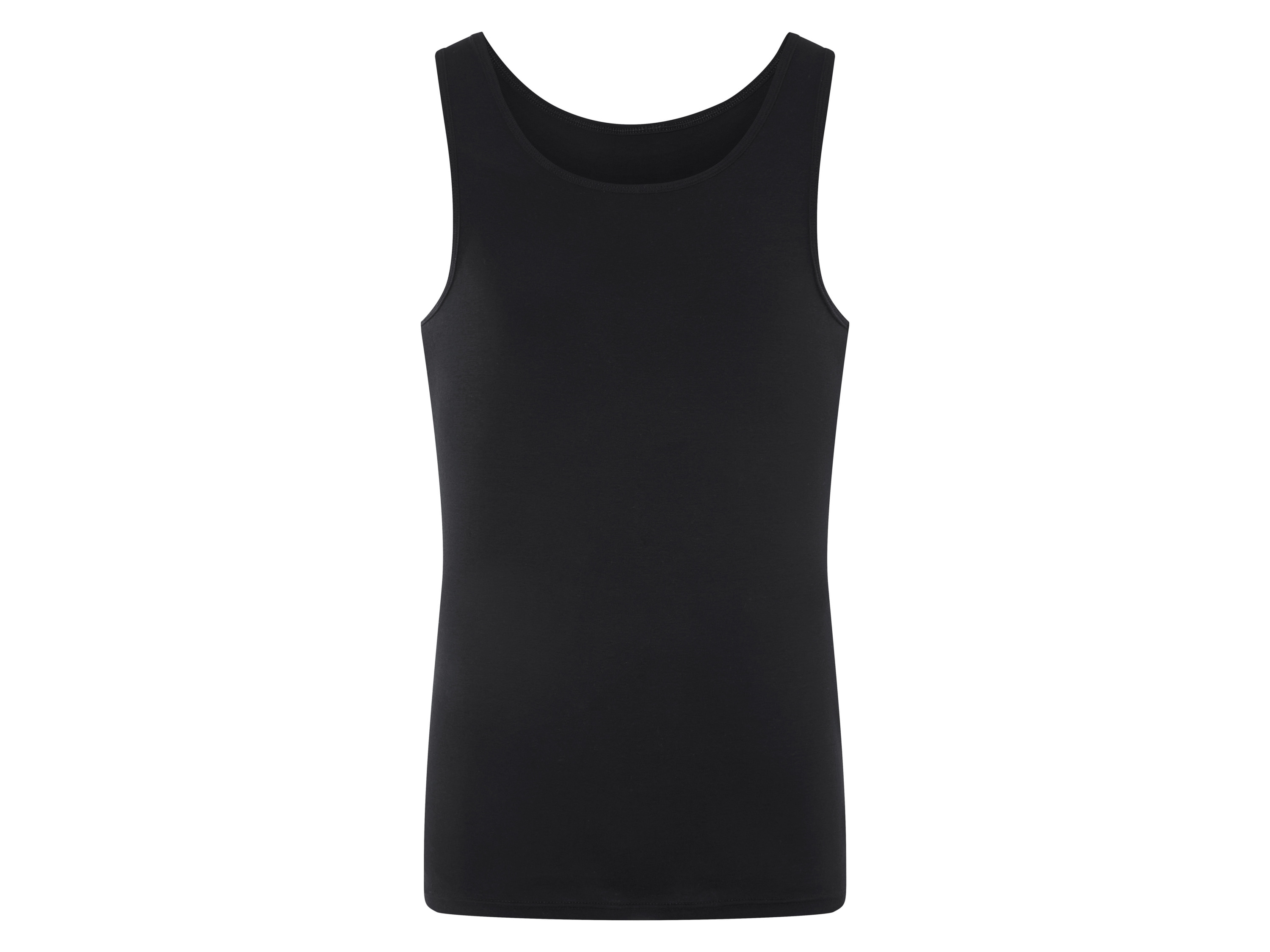 LIVERGY® Débardeur côtelé homme (noir, M)