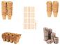 Kit de plantation: pots de tourbe, barquettes à semis, étiquettes de plantes et semoir