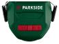 Écouteurs Parkside verts avec Bluetooth, boutons de volume et marche/arrêt