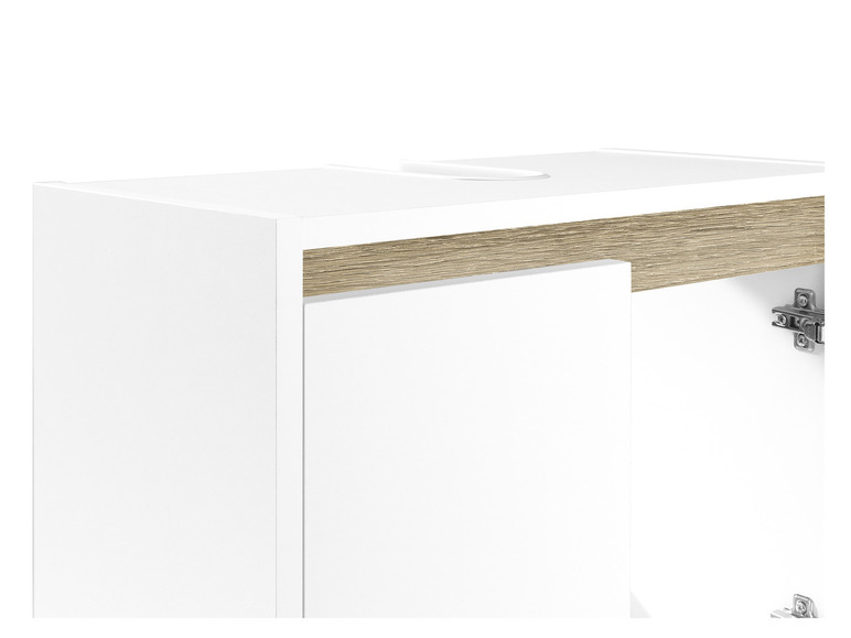 Aller en mode plein écran : LIVARNO home Meuble sous-vasque Oslo, 60 x 55 x 28 cm, blanc - Image 12