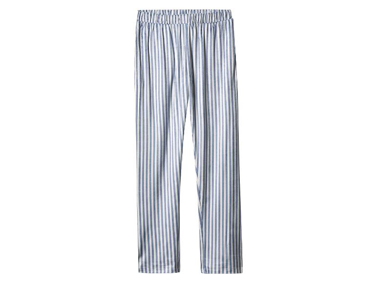 Pantalon de pyjama rayé bleu et blanc